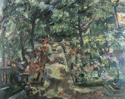 Garden in Berlin-Westend by Lovis Corinth